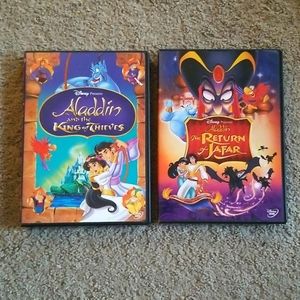 2 Disney Aladdin Movies